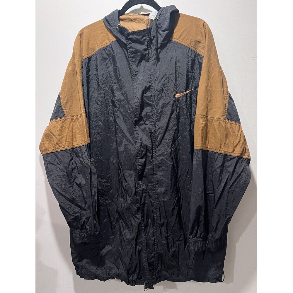 Vintage 90's Nike Windbreaker Full Zip Two Tone‎ Jacket Size Large